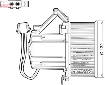 Автозапчасть Denso DEA02009