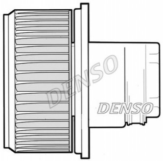 Вентилятор, конденсатор кондиціонера DENSO DEA09023 (фото 1)