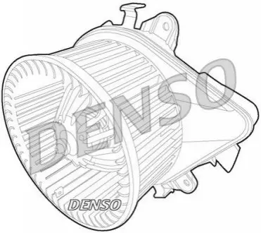 Вентилятор салону FIAT IDEA LANCIA MUSA 1.2-1.9D 12.03 Denso DEA09033