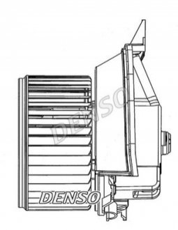 Вентилятор, конденсатор кондиционера DENSO DEA09203 (фото 1)