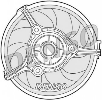 Вентилятор, охлаждение двигателя DENSO DER02002