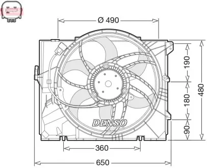 Автозапчасть Denso DER05011