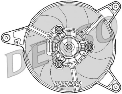 Вентилятор радиатора (с корпусом) FIAT PANDA, PANDA/HATCHBACK, TEMPRA, LANCIA DELTA II, Y10 0.8-1.6 10.80-10.03 Denso DER09090