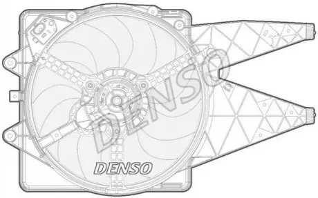 Вентилятор, система охолодження двигуна Denso DER09092