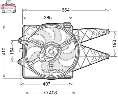 Автозапчастина DENSO DER09309