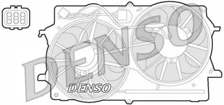 Вентилятор, система охолодження двигуна Denso DER10007