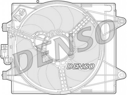 Вентилятор радиатора DENSO DER13005