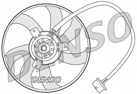 Вентилятор, охлаждение двигателя DENSO DER32003 (фото 1)