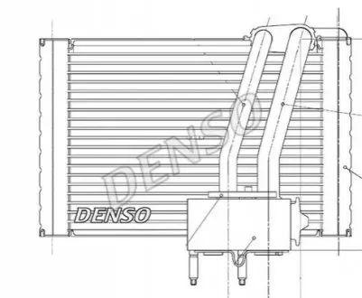 Испаритель кондиционера Denso DEV07005