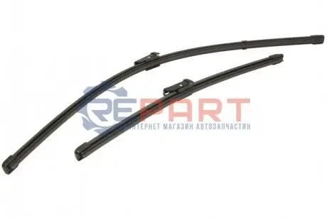 Щітка склоочисника безкаркасна передн (2шт) Flat Blades 650/400мм BMW X1 (F48), X1 (U11) CITROEN C3 AIRCROSS I, C3 AIRCROSS II FORTHING U-TOUR OPEL CROSSLAND X, CROSSLAND X / CROSSLAND 09.12 Denso DF073 Купити в Україні