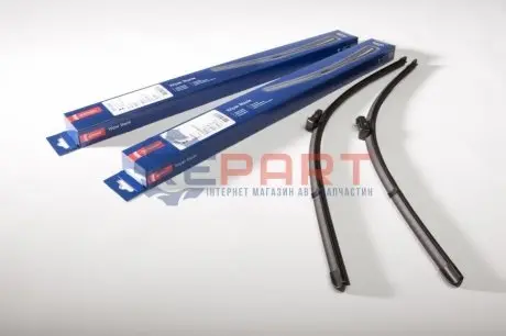 Щітка склоочисника безкаркасна передн із спойлером (2шт) Flat Blades 750/650мм DS DS 4 CITROEN C4 II, DS4 FORD GALAXY II, S-MAX PEUGEOT 308, 308 I, 408, EXPERT 05.06 Denso DF149 Купити в Україні