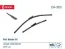Щітка склоочисника безкаркасна передн Flat Blades 580/350мм NISSAN JUKE 06.10-12.19 Denso (DF203) зображення 1