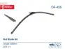 Фото Щітка склоочисника безкаркасна передн (2шт) Flat Blades 650мм CITROEN C1 II PEUGEOT 108, EXPERT TOYOTA AYGO 01.07 Denso (DF-435) зображення 2