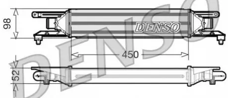 Інтеркулер Denso DIT01001