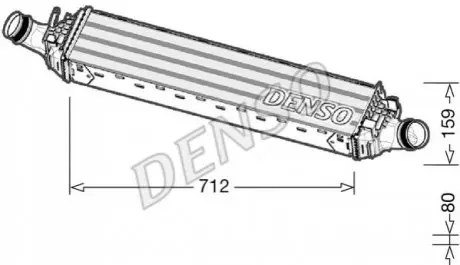 Інтеркулер Denso DIT02038
