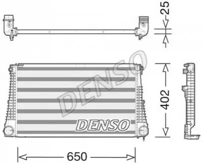 Інтеркулер JEEP RENEGADE 2.0D 07.14 Denso DIT06003