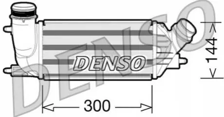 Інтеркулер CITROEN C8, JUMPY II FIAT SCUDO PEUGEOT 807, EXPERT, EXPERT TEPEE 2.0D 03.06 Denso DIT07001