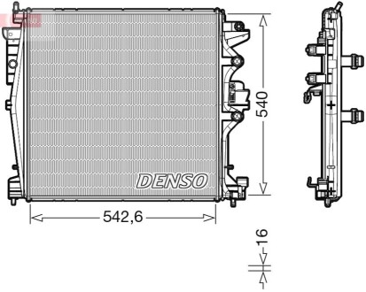 Радіатор DENSO DRM01004