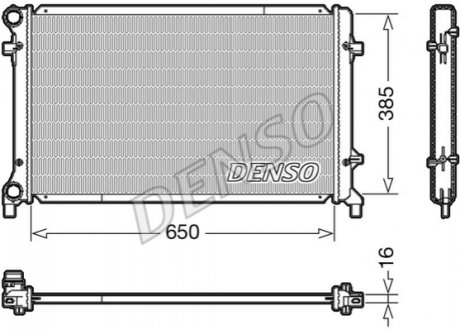 Радиатор DENSO DRM02014