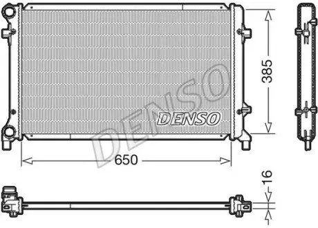 Радиатор Denso DRM02014