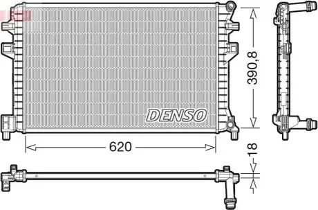 Радиатор Denso DRM02018