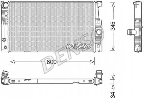 Радіатор DENSO DRM05005 (фото 1)