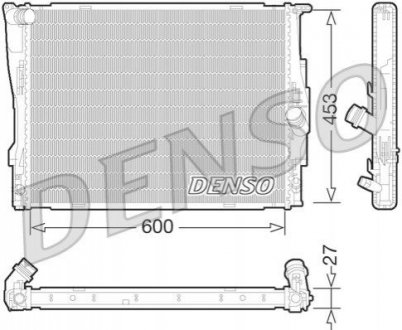 Радіатор, охолодження двигуна DENSO DRM05073