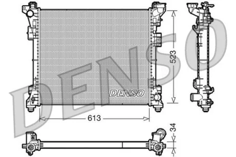 Радіатор охолоджування Denso DRM06006 Купити в Україні