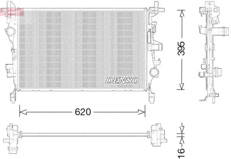 Радиатор Denso DRM09044