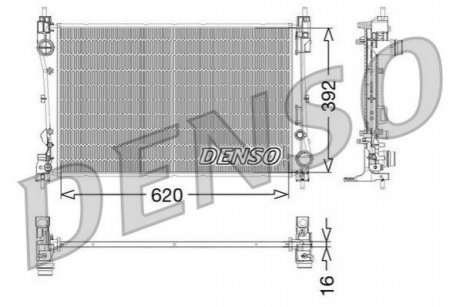 Радіатор DENSO DRM09115