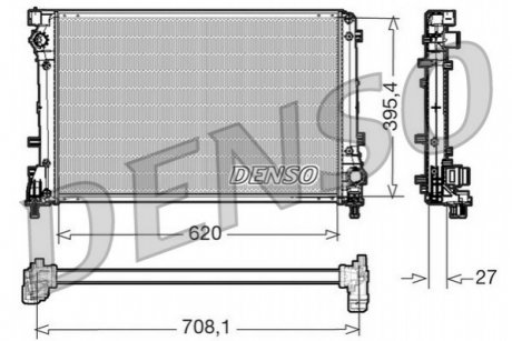 Радіатор DENSO DRM09163