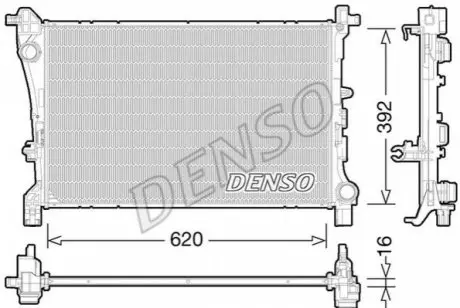 Теплообменник Denso DRM09166