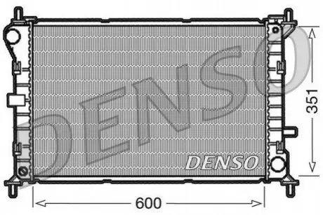 Радіатор, система охолодження двигуна Denso DRM10051