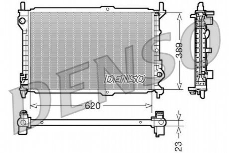 Радіатор DENSO DRM10107