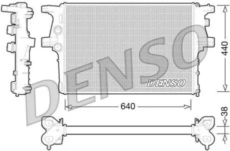 Радиатор Denso DRM12008
