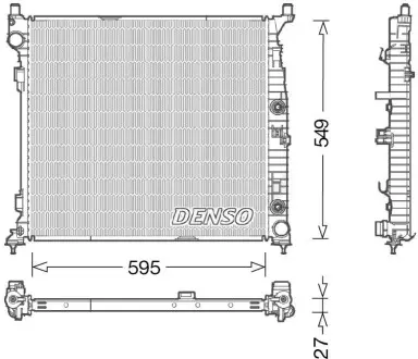 Теплообменник Denso DRM17055
