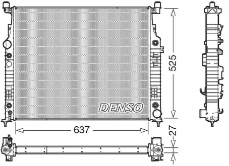 Теплообменник Denso DRM17056