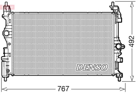 Радіатор DENSO DRM20019 (фото 1)