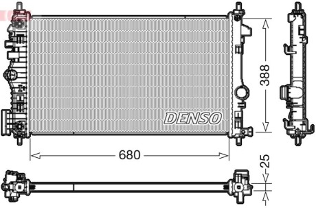 Теплообмінник DENSO DRM20108 (фото 1)