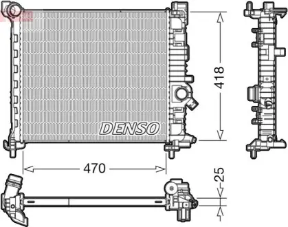 Теплообменник Denso DRM20114