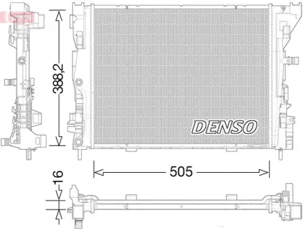 Радиатор Denso DRM23035