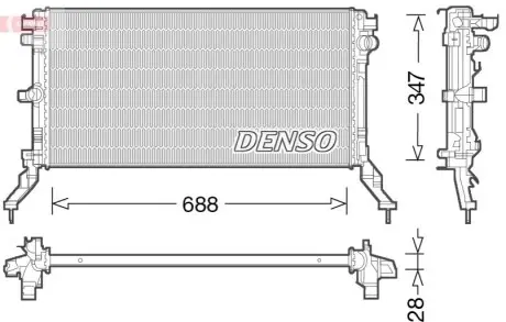 Теплообменник Denso DRM23039