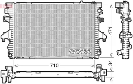 Теплообменник Denso DRM32040