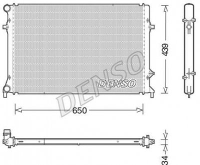 Радиатор DENSO DRM32042 (фото 1)