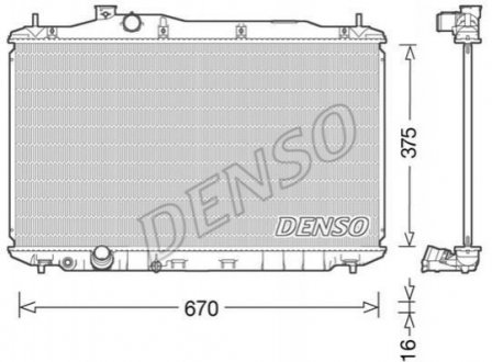 Теплообменник DENSO DRM40040 (фото 1)