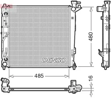 Теплообменник Denso DRM41007