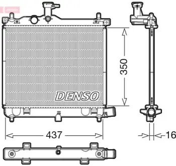 Теплообменник Denso DRM41009