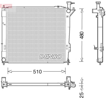 Теплообмінник DENSO DRM41015