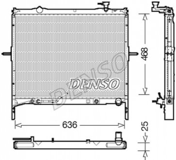 Радиатор DENSO DRM43002 (фото 1)