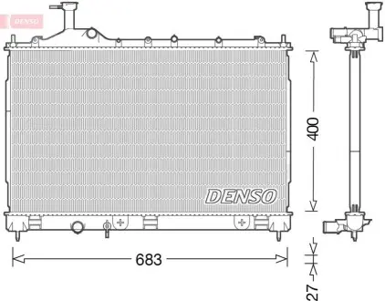Теплообменник Denso DRM45038
